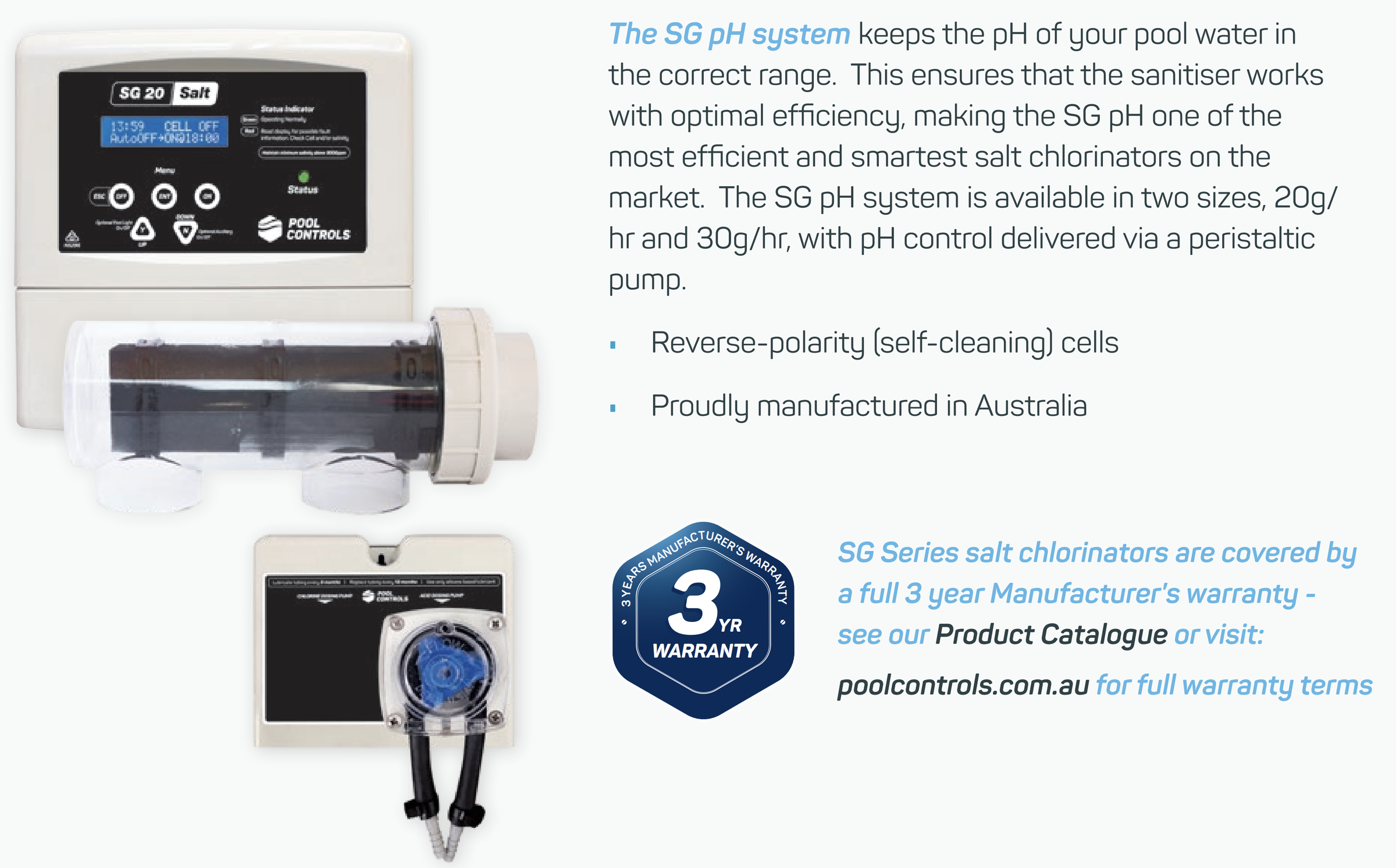SG Chlorinator Adjust Chlorinator Output, 44 OFF